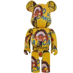 Bearbrick Andy Warhol x Jean-Michel #3 Basquiat 1000%